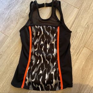 Trina Turk Recreation Leopard Luxe tank